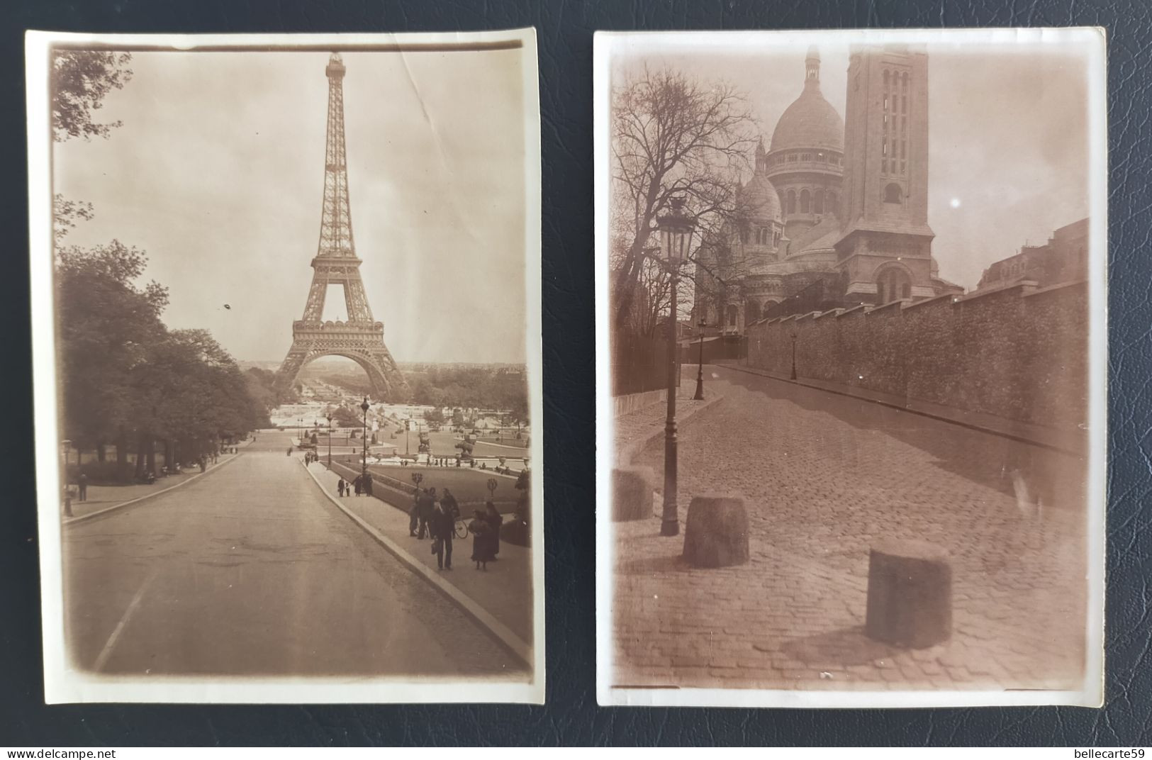 Photos Anciennes Paris 1934 Tour Eiffel Sacré-cœur - Lieux