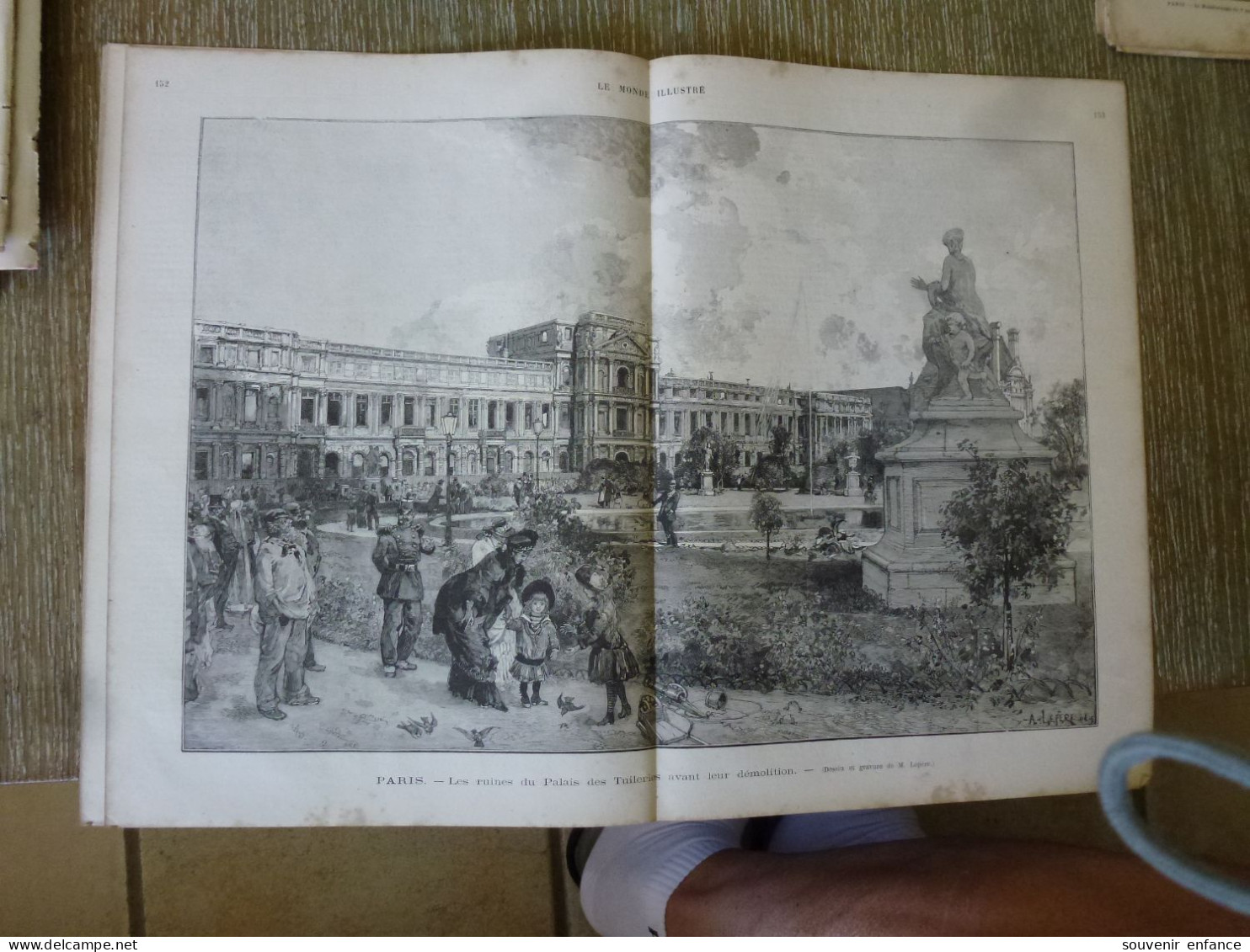 Le Monde Illustré Mars 1883 Camille Saint Saens Palais Des Tuileries Rue Berthollet - Zeitschriften - Vor 1900