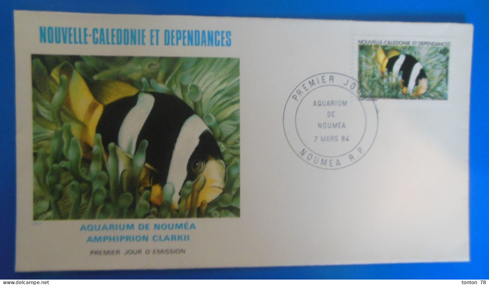 LETTRE 1 Er JOUR DE NOUVELLE CALEDONIE -    1984 - FDC