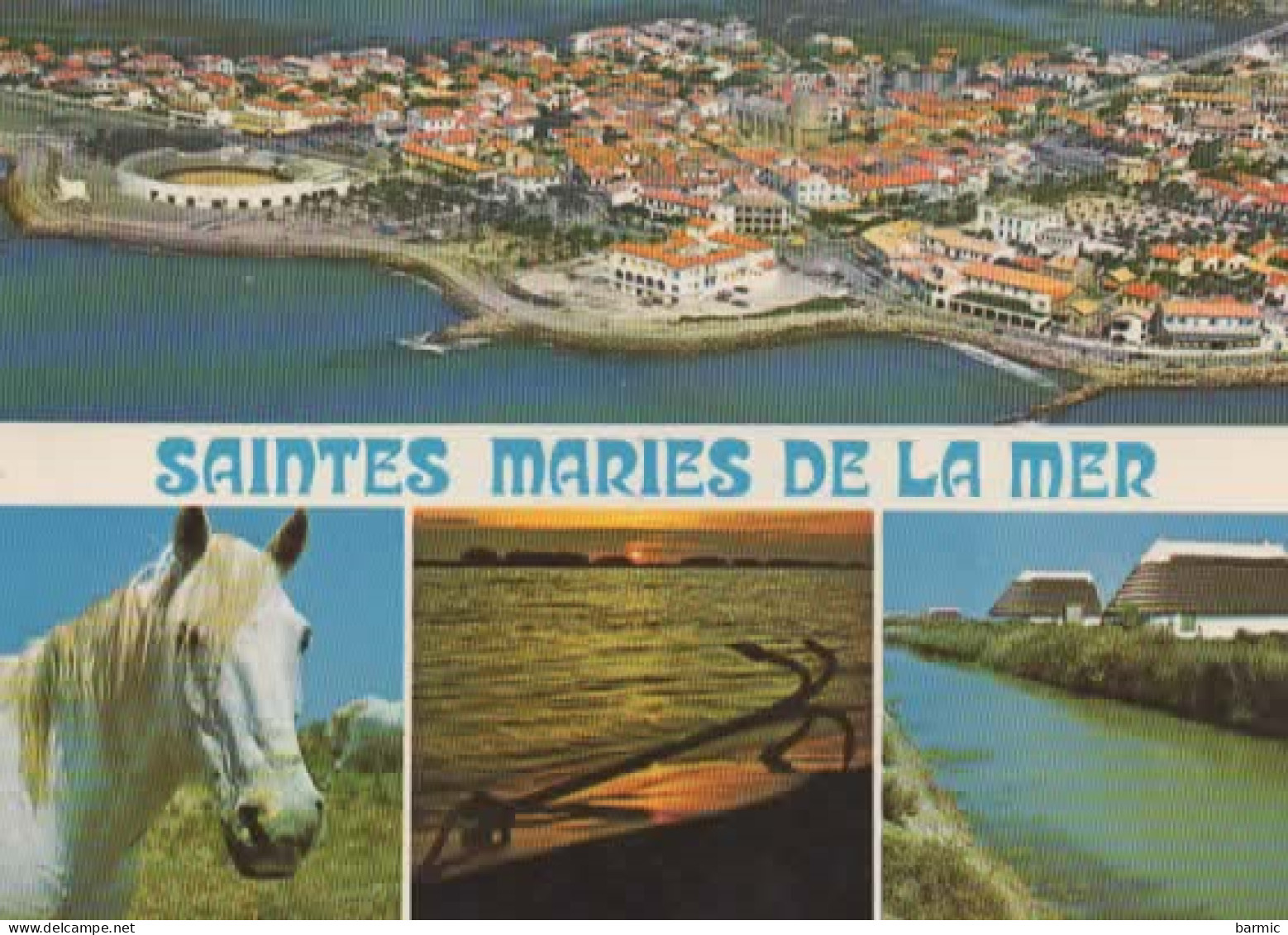 LES SAINTES MARIE DE LA MER, MULTIVUE  COULEUR REF 16402 - Saintes Maries De La Mer