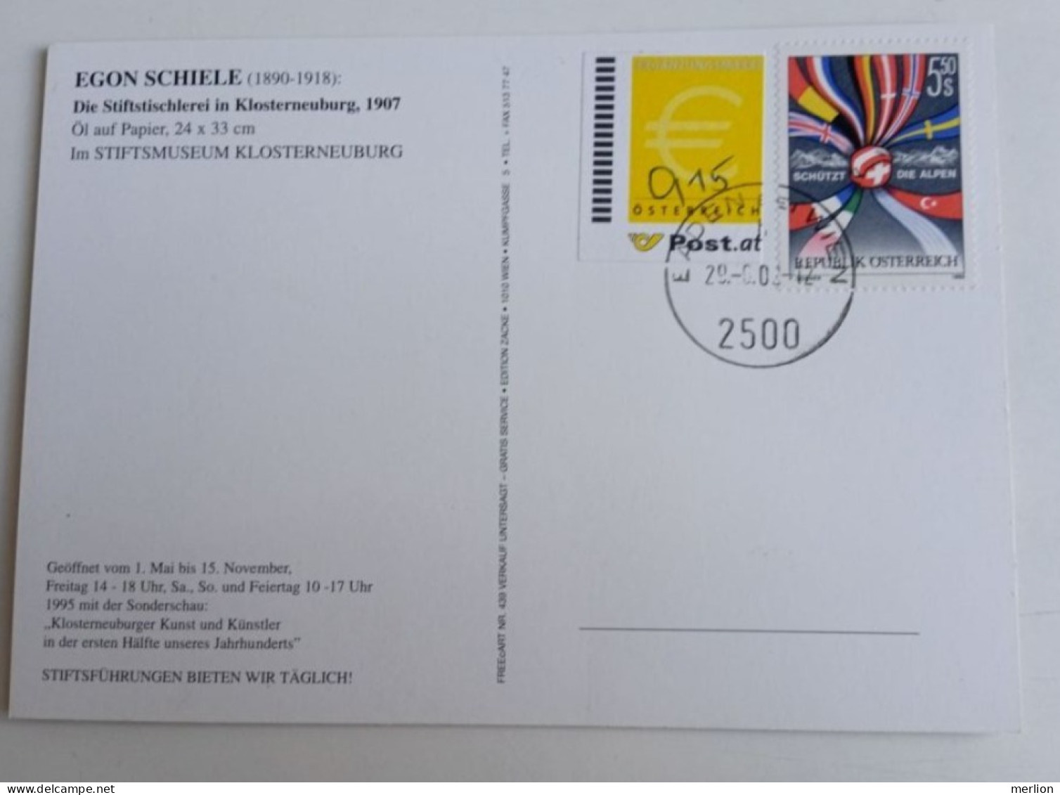 D203018  Österreich   Postkarte Vom 29.06.2002 Mit Ergänzungsmarke € 0,15  Mit Stempel  Baden Bei Wien - Brieven En Documenten