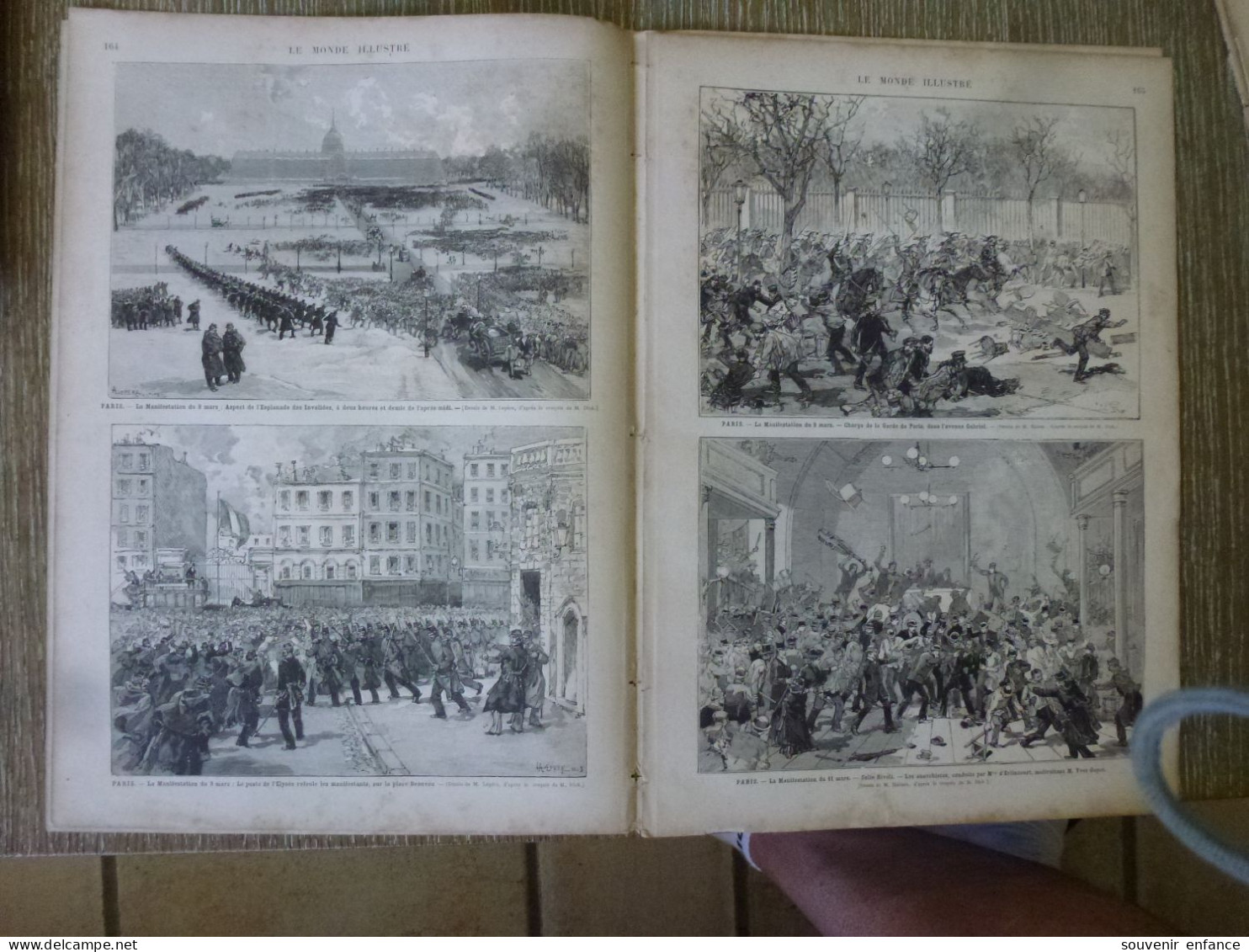 Le Monde Illustré Mars 1883 Louise Michel Manifestations Paris Puvis De Chavannes Alger Mont De Piété Raoul Pictet - Magazines - Before 1900