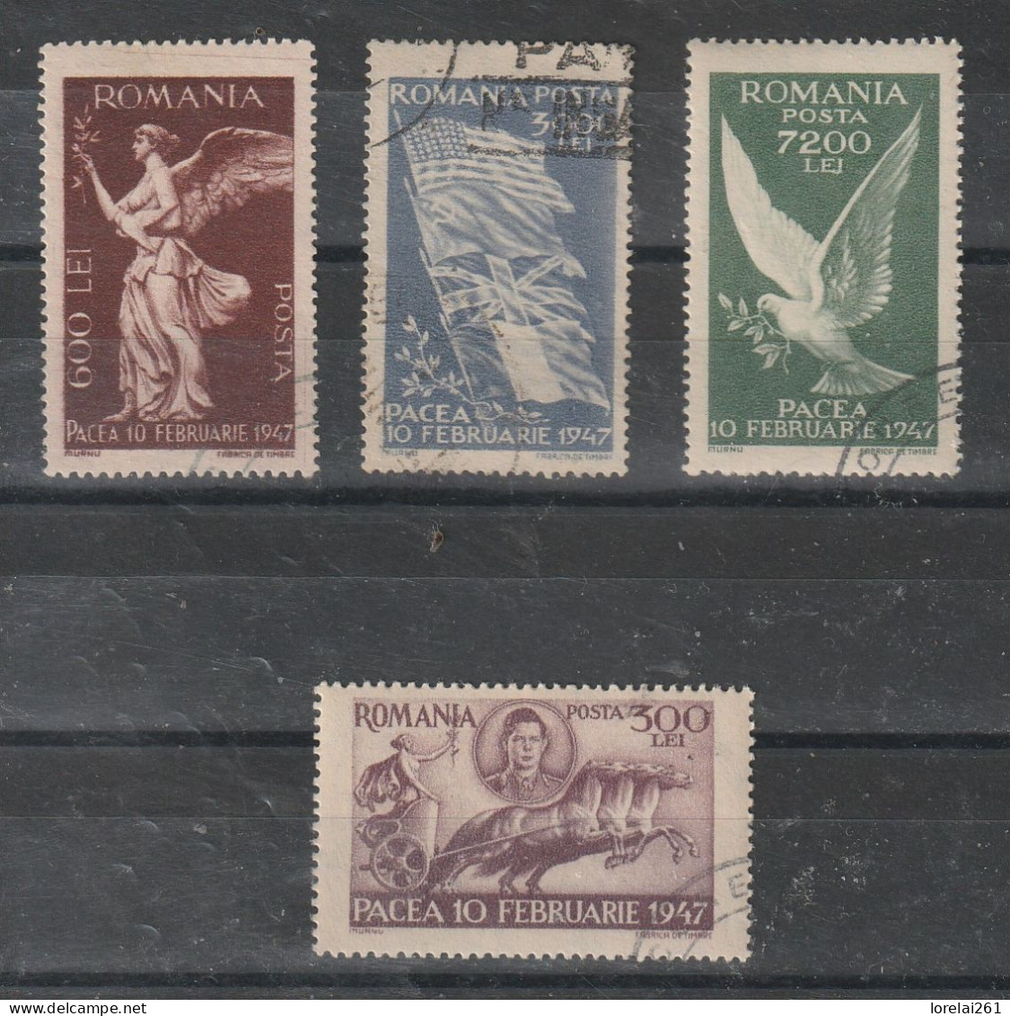 1947 - Commemoration De La Paix Mi No 1024/1027 - Oblitérés