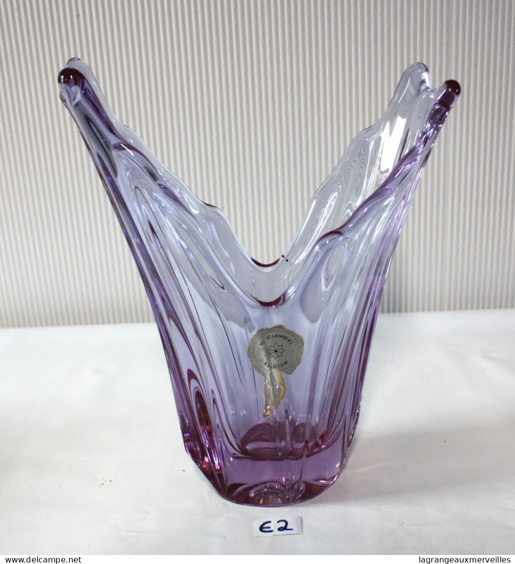 E2 Ancien Vase - Val St Lambert - Belgique - Art Nouveau - Vases