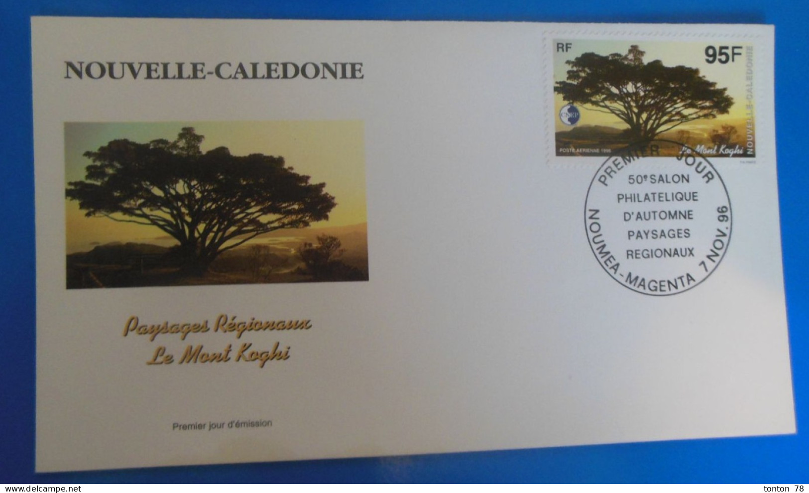 LETTRE 1 Er JOUR DE NOUVELLE CALEDONIE -    1996 - FDC