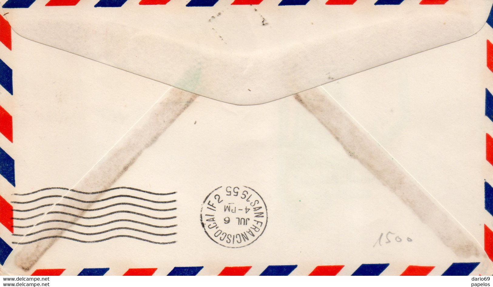 1955  LETTERA CON ANNULLO  ELY NEV  + SANFRANCISCO - 2c. 1941-1960 Briefe U. Dokumente