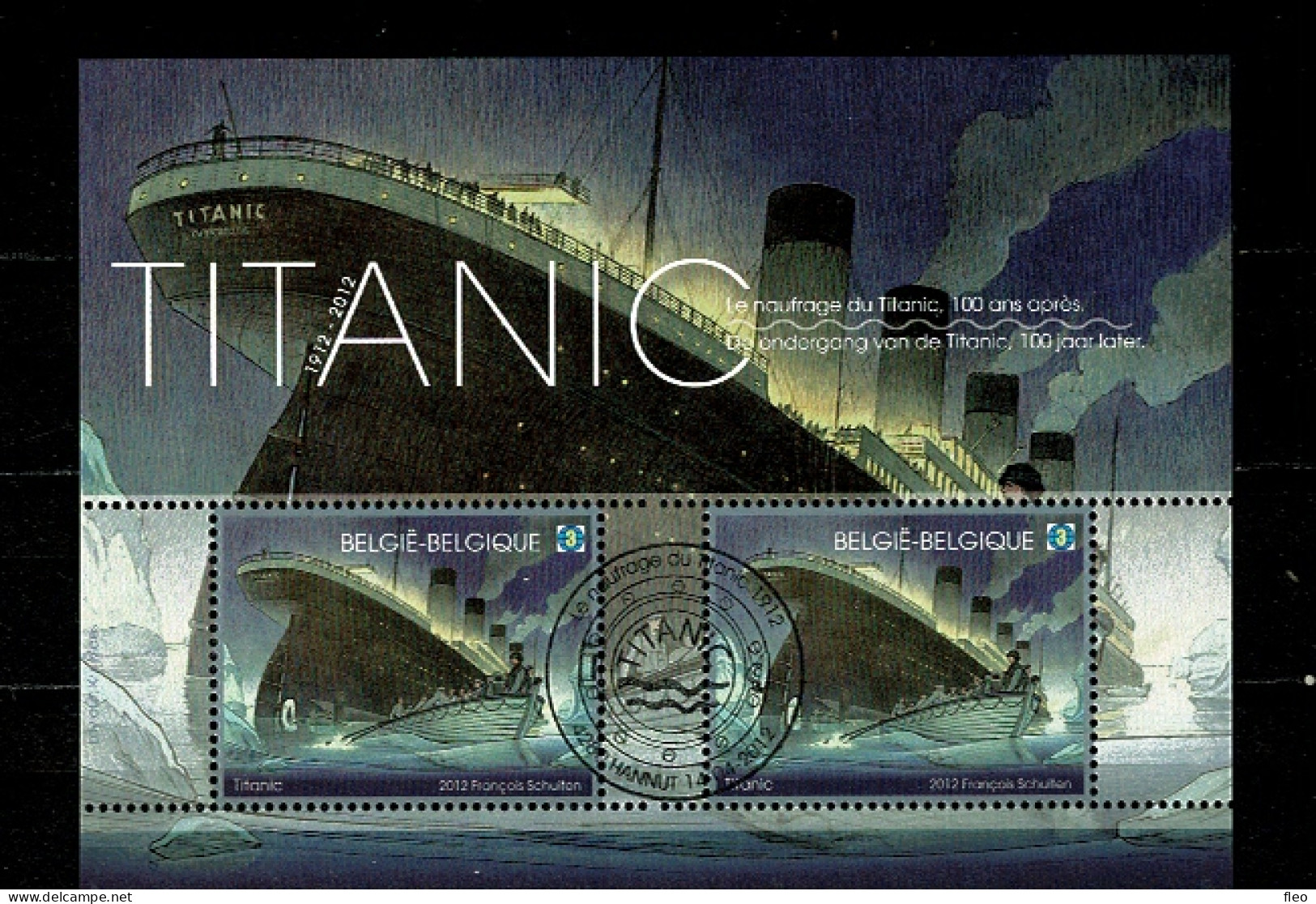 2012 BL200 (4228/4229) Postfris Met 1édag Stempel : HEEL MOOI ! MNH Avec Cachet 1er Jour : TITANIC - 2002-… (€)