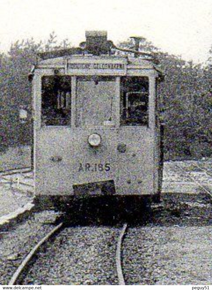 Biez-Heze ( Grez-Doiceau). Hôtel-Restaurant Les Sapins. Ligne SNCV 313. Motrice Tram Vicinal AR.185 Jodoigne-Geldenaken - Grez-Doiceau