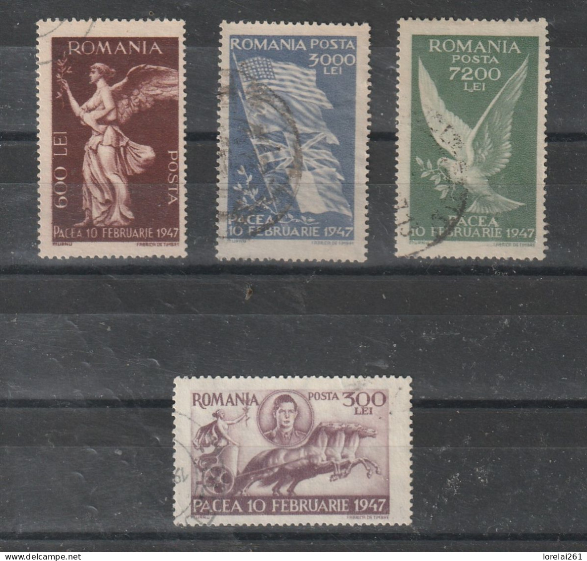 1947 - Commemoration De La Paix Mi No 1024/1027 - Used Stamps