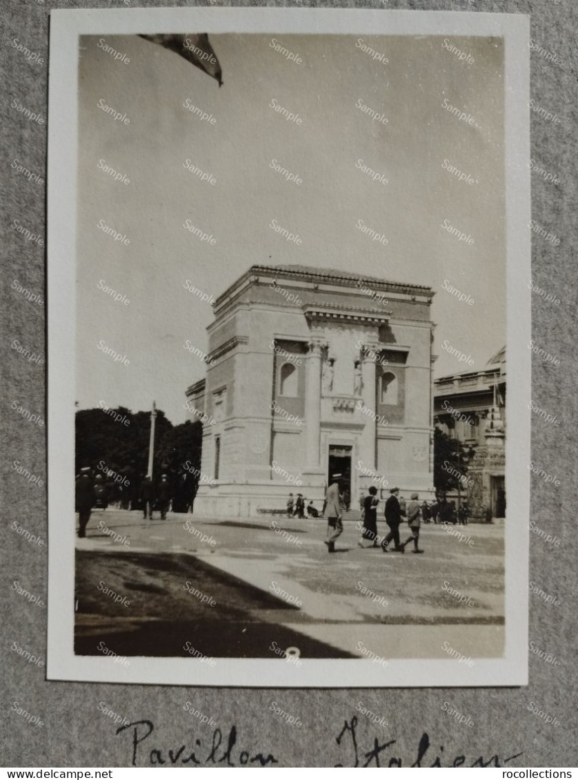 France Photo 1925 Paris Exposition. Italia Italy Pavilion. 85x60 Mm. - Europa