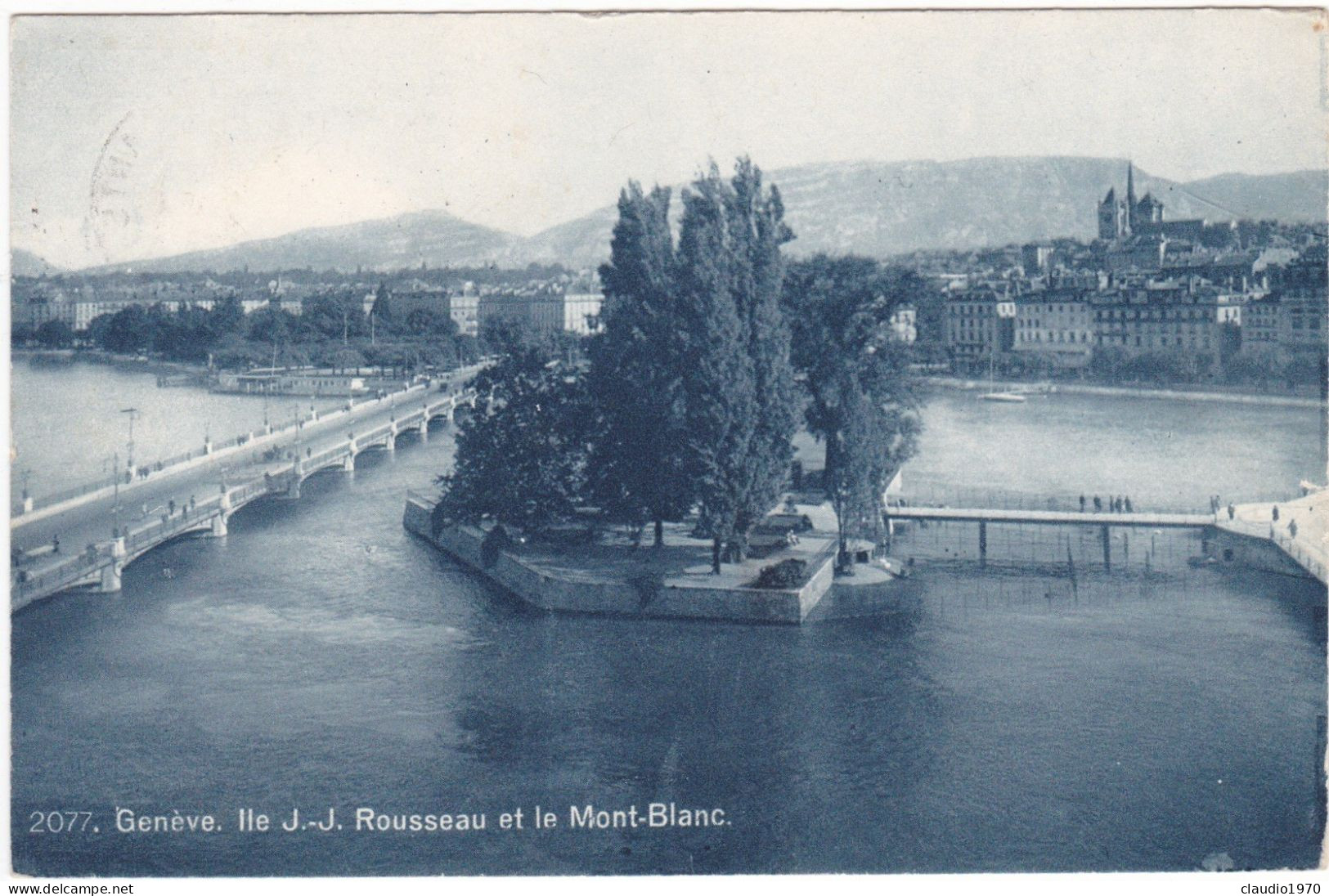 SVIZZERA - GENèVE - CARTOLINA - VIAGGIATA PER MILANO - ITALIA - 1927 - Andere & Zonder Classificatie