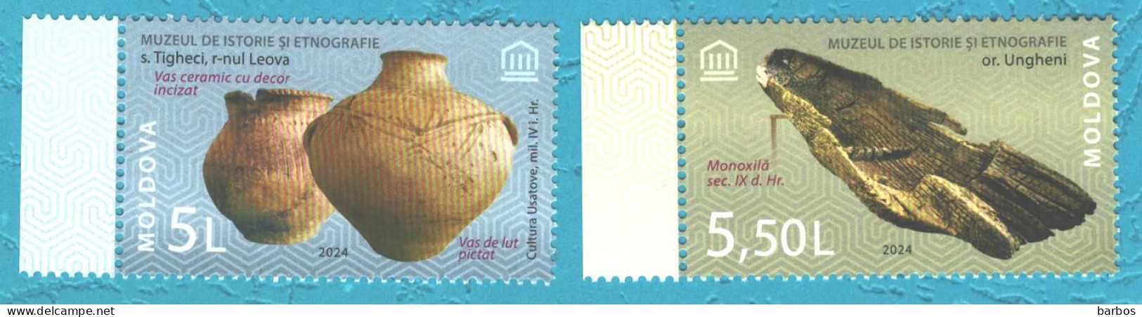 Moldova , 2024 , From The Museums’ Patrimony, 2 V., MNH - Moldova