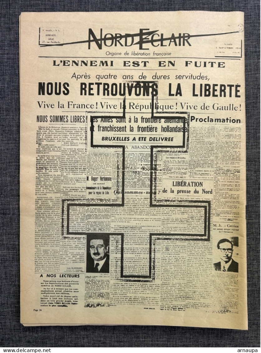 No Special 40eme Anniversaire Liberation Nord De La France Et Belgique Le 6 Juin 1944 Bataille Des Ardennes - Documents Historiques