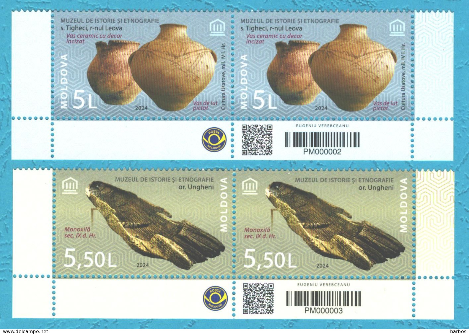 Moldova , 2024 , From The Museums’ Patrimony, 2 Set, MNH - Moldawien (Moldau)