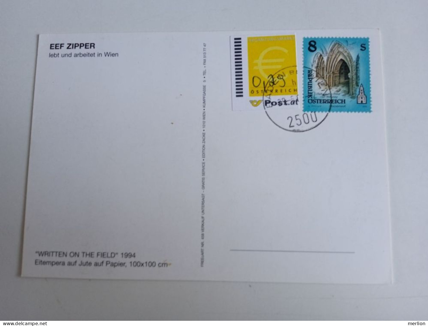 D203027    Österreich   Postkarte Vom 29.06.2002 Mit Ergänzungsmarke € 0,29 Mit Stempel  Baden Bei Wien - Covers & Documents