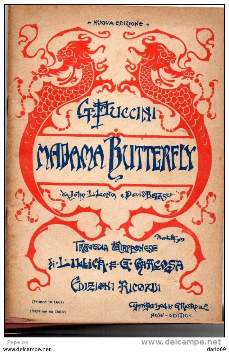 MADAMA  BUTTERFLAY - Opera