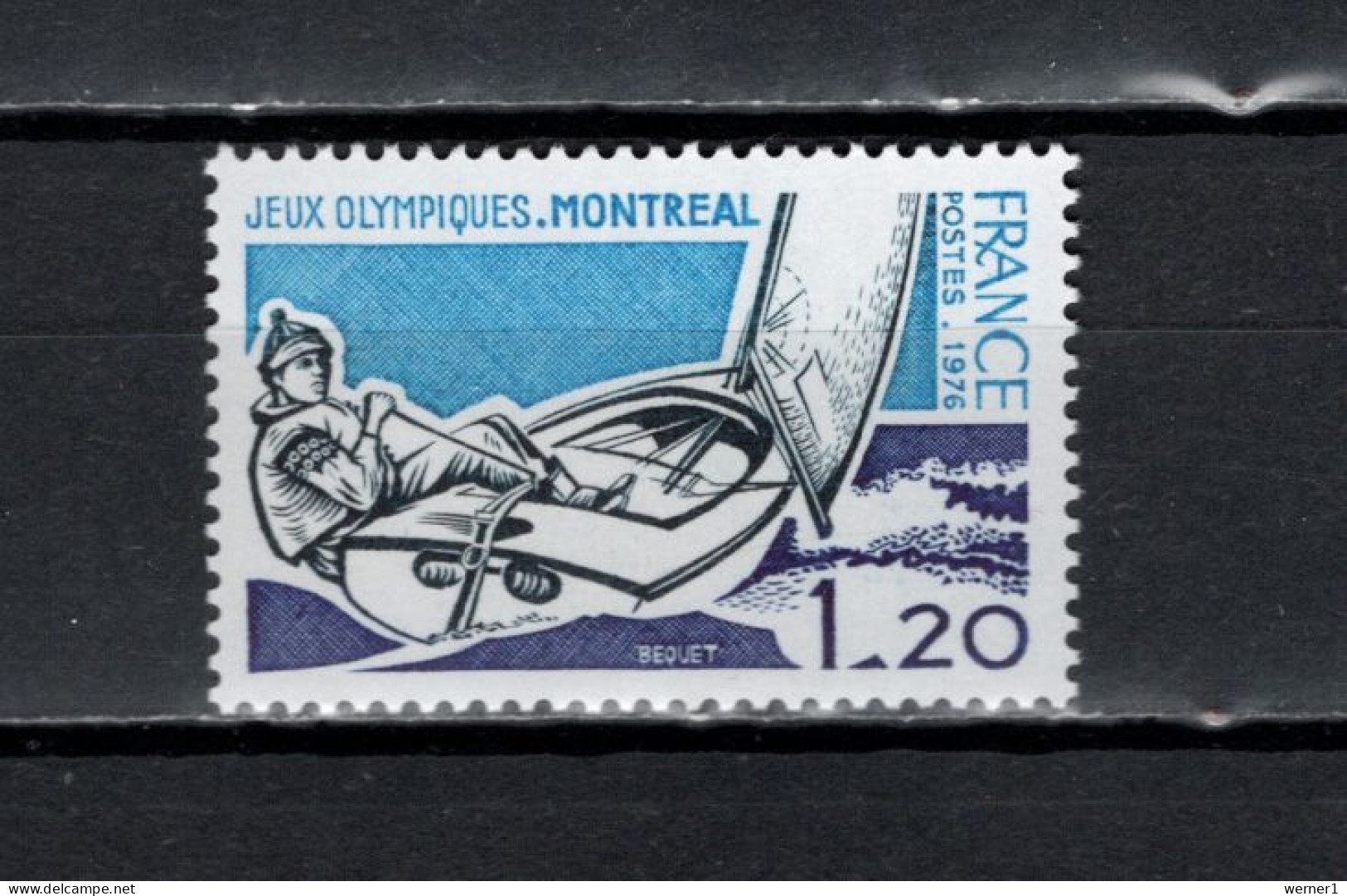 France 1976 Olympic Games Montreal, Sailing Stamp MNH - Sommer 1976: Montreal