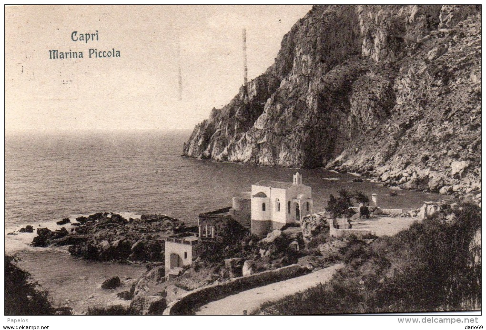 1938   CARTOLINA   CAPRI NAPOLI - MARINA PICCOLA - Sonstige & Ohne Zuordnung