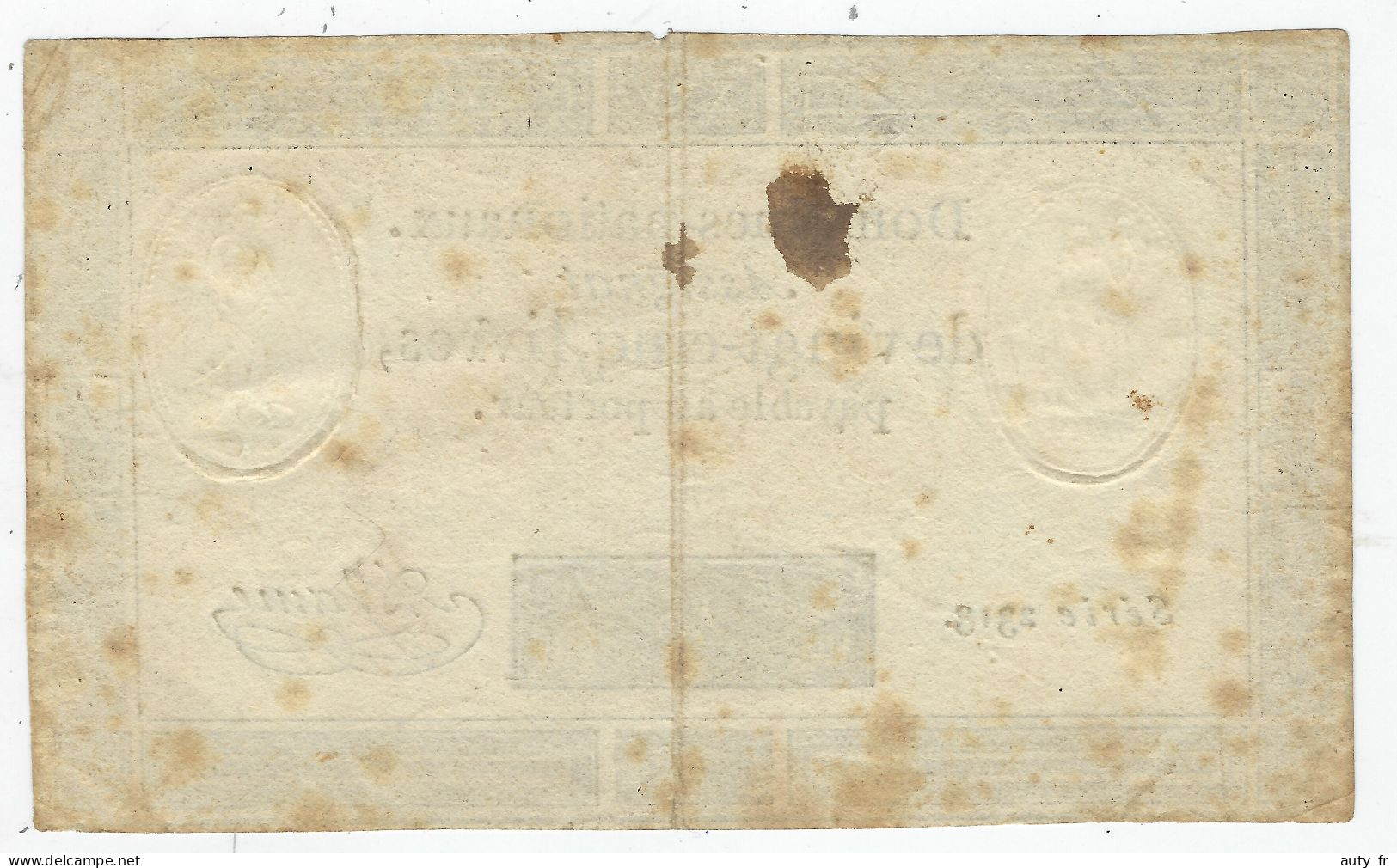 1 Assignat De 25 Livres 6 Juin 1793 Signé Jame - Assignats