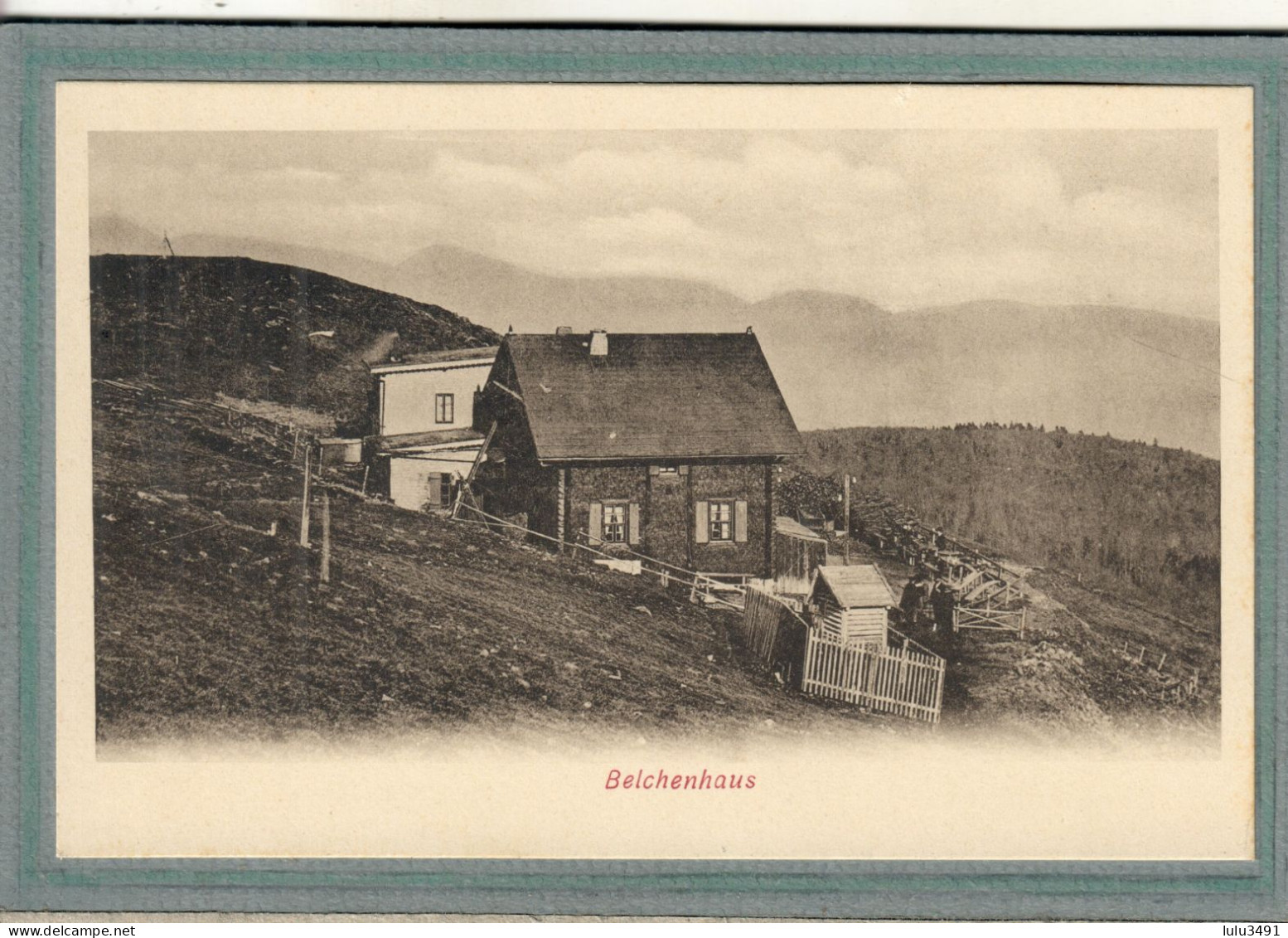 CPA (68) BALLON-d'ALSACE - Belchenhaus - Ferme-Auberge-Hôtel - 1900 - Autres & Non Classés