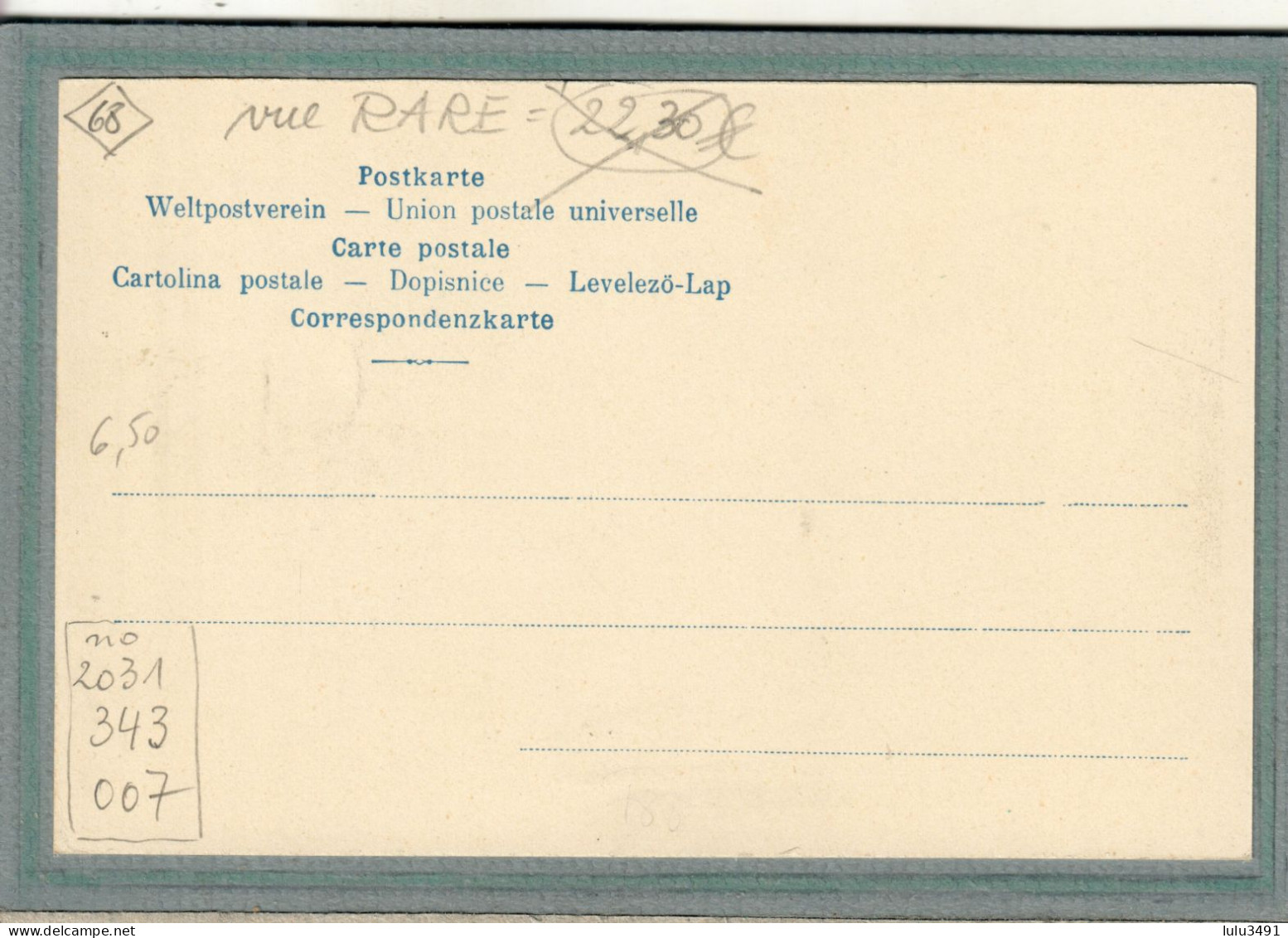 CPA (68) BALLON-d'ALSACE - Belchenhaus - Ferme-Auberge-Hôtel - 1900 - Autres & Non Classés