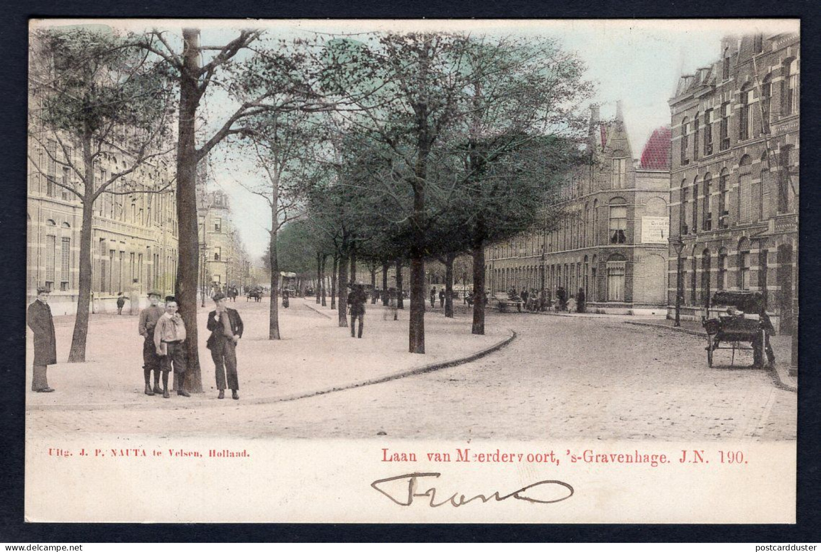 Netherlands 'S-GRAVENHAGE 1902 Street View. Old Postcard (h3700) - Den Haag ('s-Gravenhage)