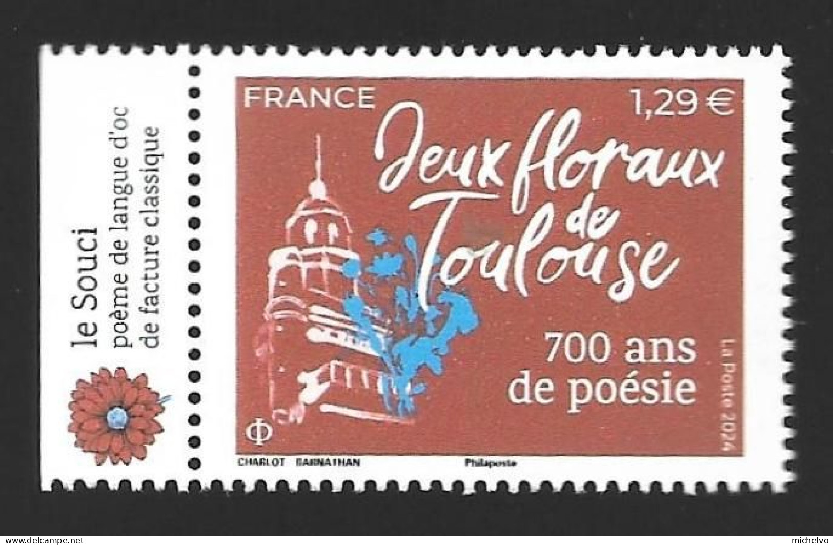 France 2024 - Jeux Floraux De Toulouse – 700 Ans De Poésie ** - Neufs