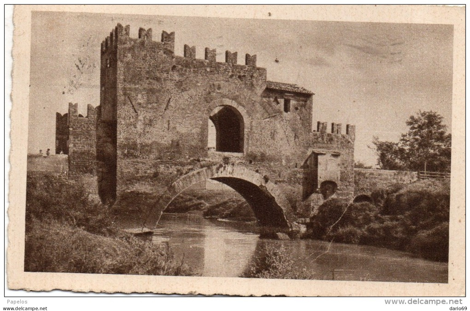 1933 CARTOLINA - ROMA PONTE NOMENTANO - Other Monuments & Buildings