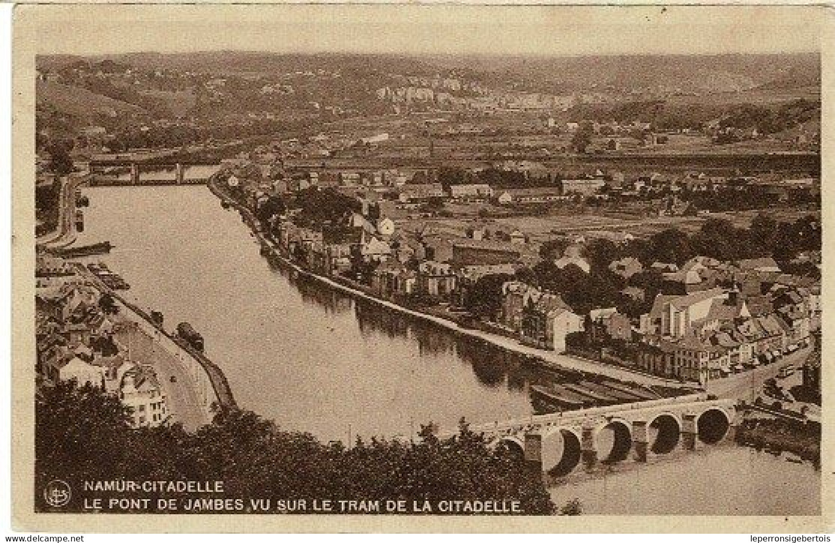 CPA - Namur - Le Pont De Jambes, Vu Sur Le Tram De La Citadelle - Namen