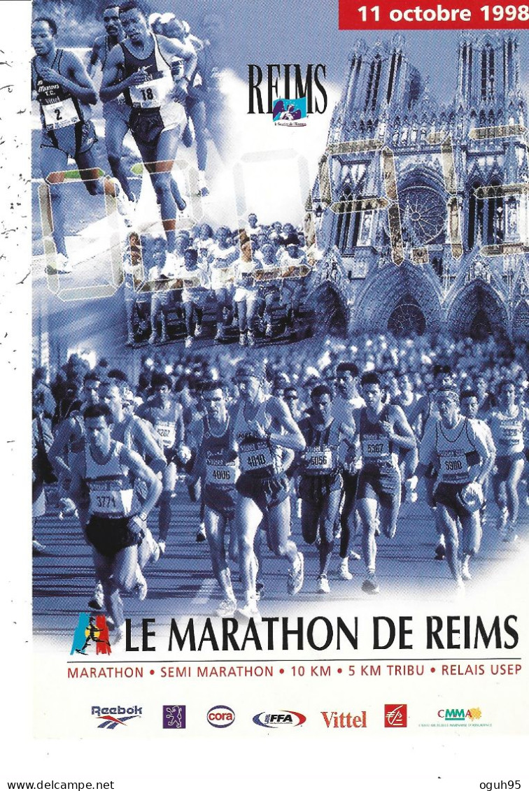 MARATHON De REIMS (51) - 1998 - Atletismo