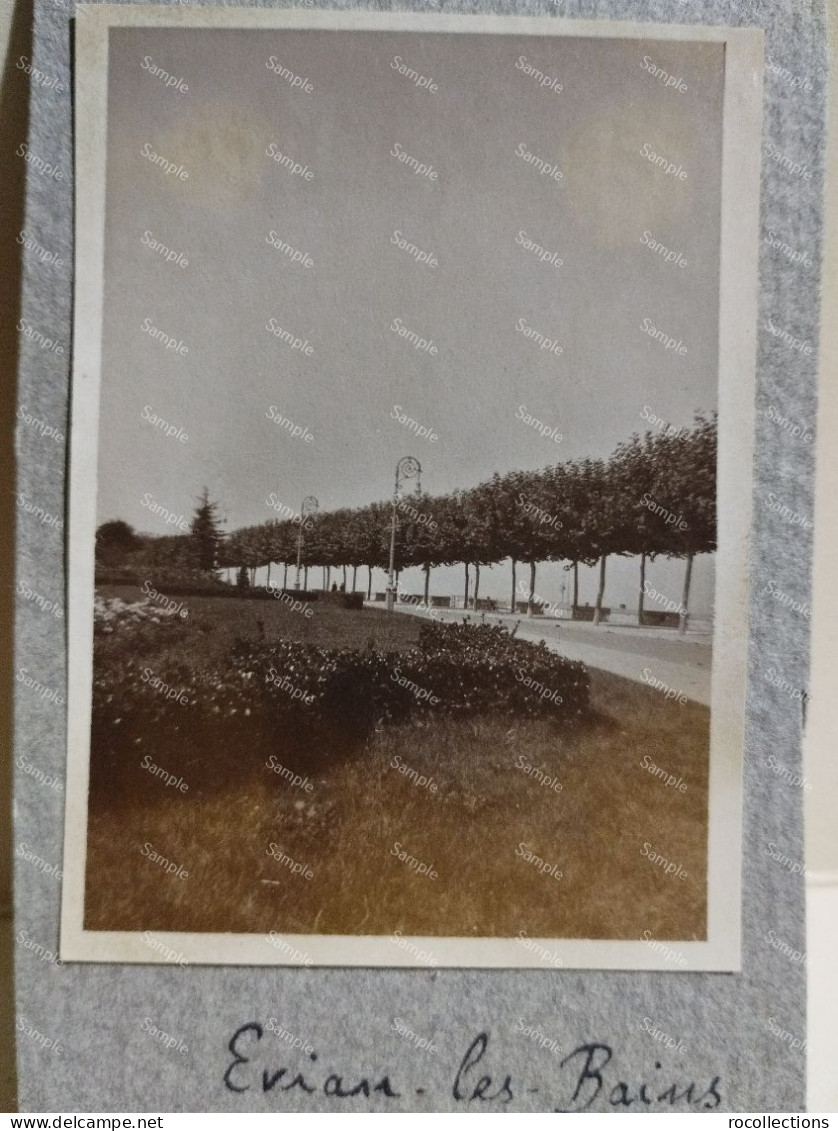 France Photo 1925. EVIAN - LES - BAINS.  85x60 Mm - Europa