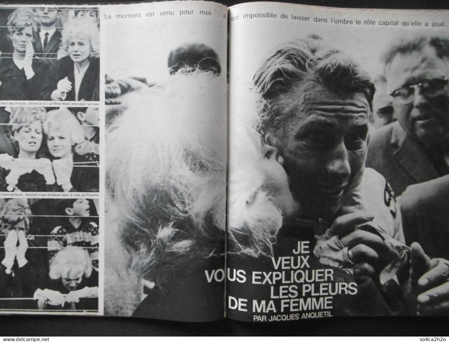 Paris Match N°844 12 Juin 1965 Les Jumeaux De L'espace; Jacques Anquetil - Informaciones Generales