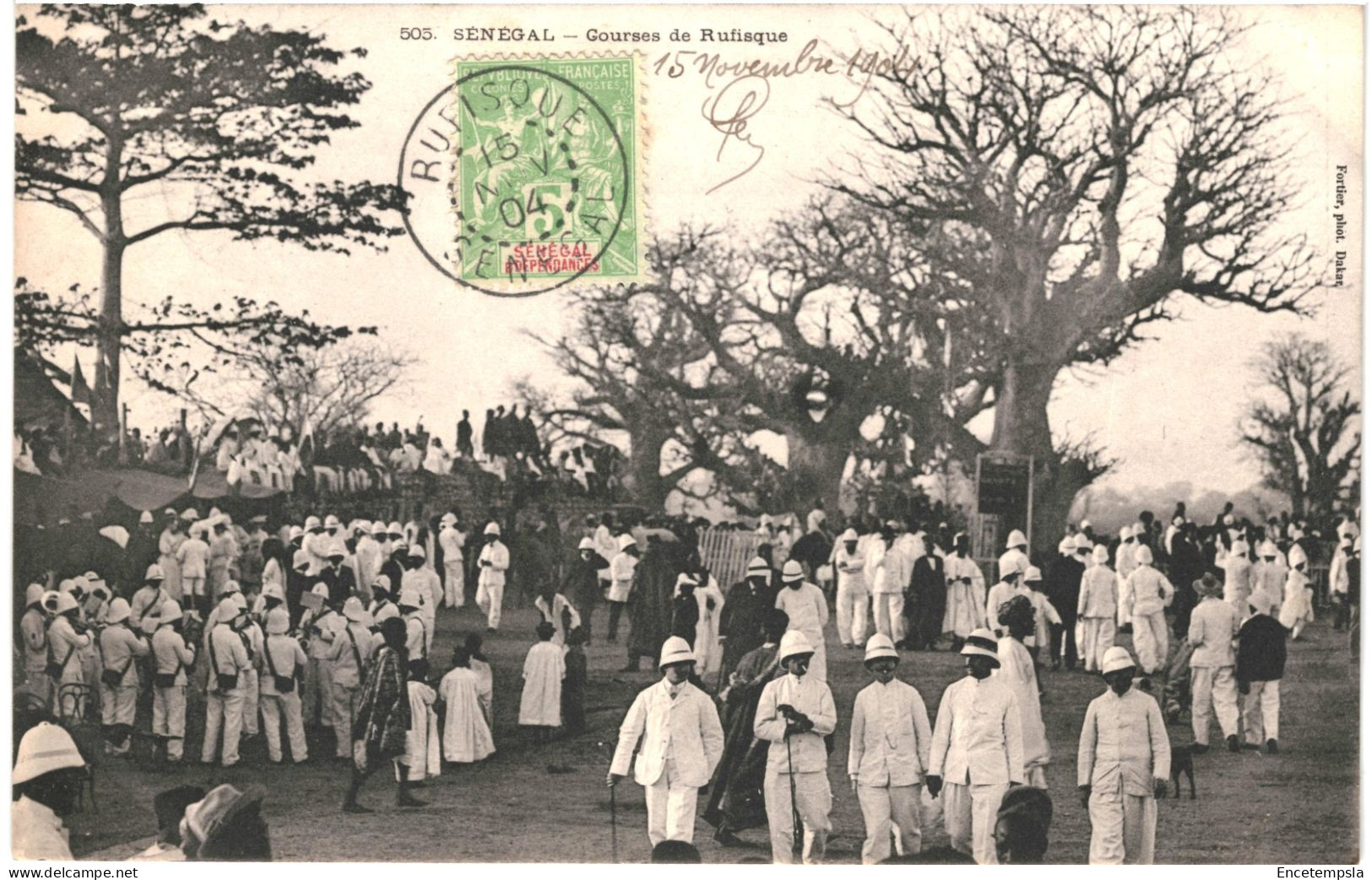 CPA Carte Postale Sénégal Course De RUFISQUE 1904  VM80909ok - Sénégal