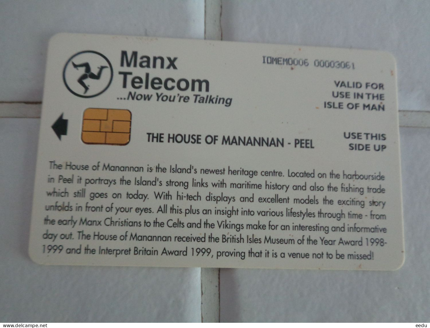 Isle Of Man Phonecard - Man (Ile De)
