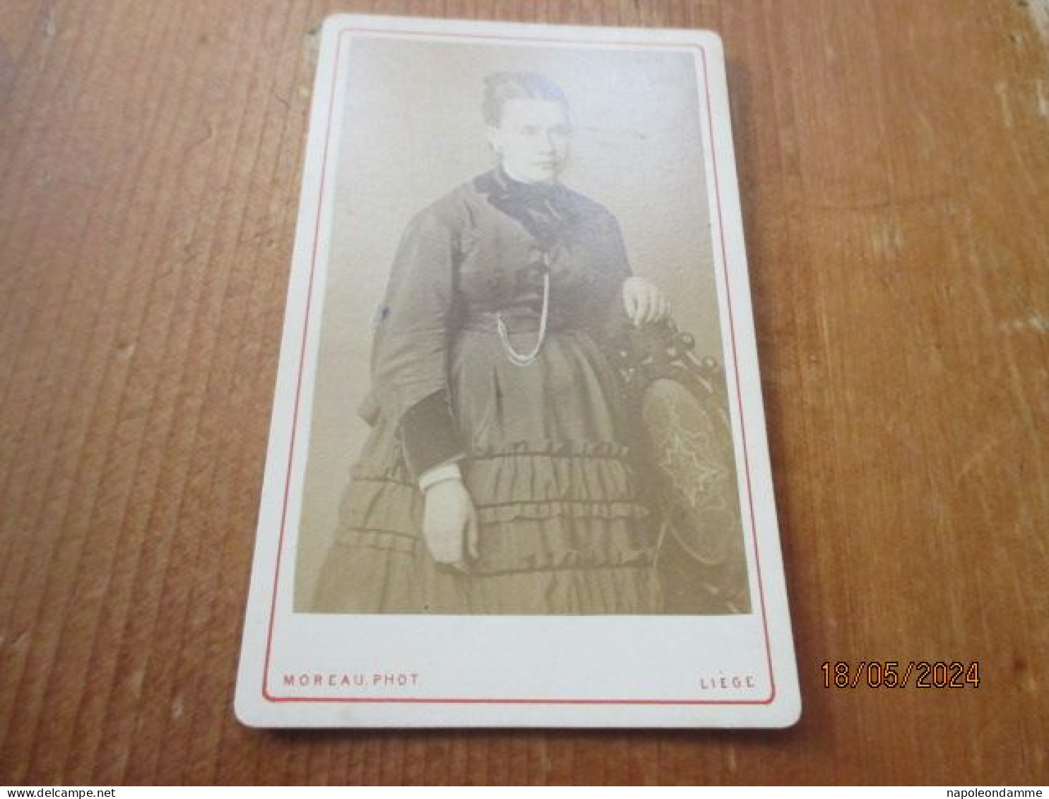 Foto Cdv,edit Moreau Liege - Oud (voor 1900)