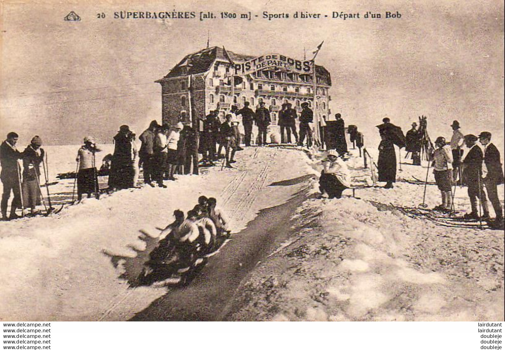 D31  SUPERBAGNÈRES  Sports D'Hiver Départ D'un Bob - Superbagneres