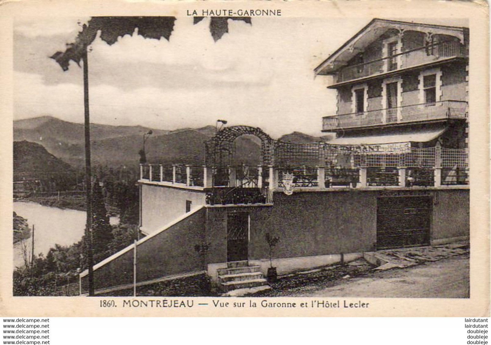 D31  MONTRÉJEAU  Vue Sur La Garonne Et L'Hôtel Lecler - Montréjeau