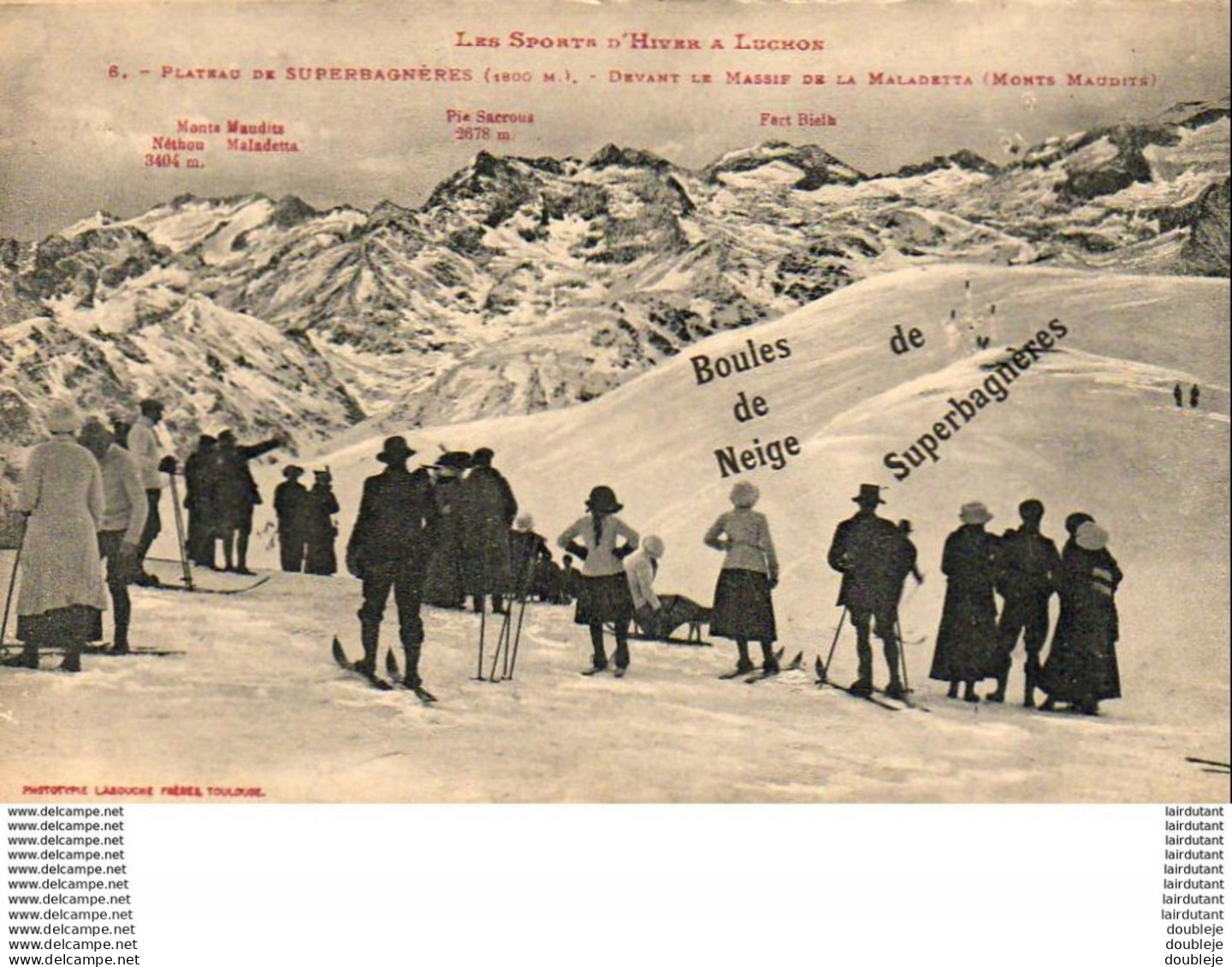 D31  SUPERBAGNERES  Plateau De Superbagnères  ..... ( Ref FF1039 ) - Superbagneres