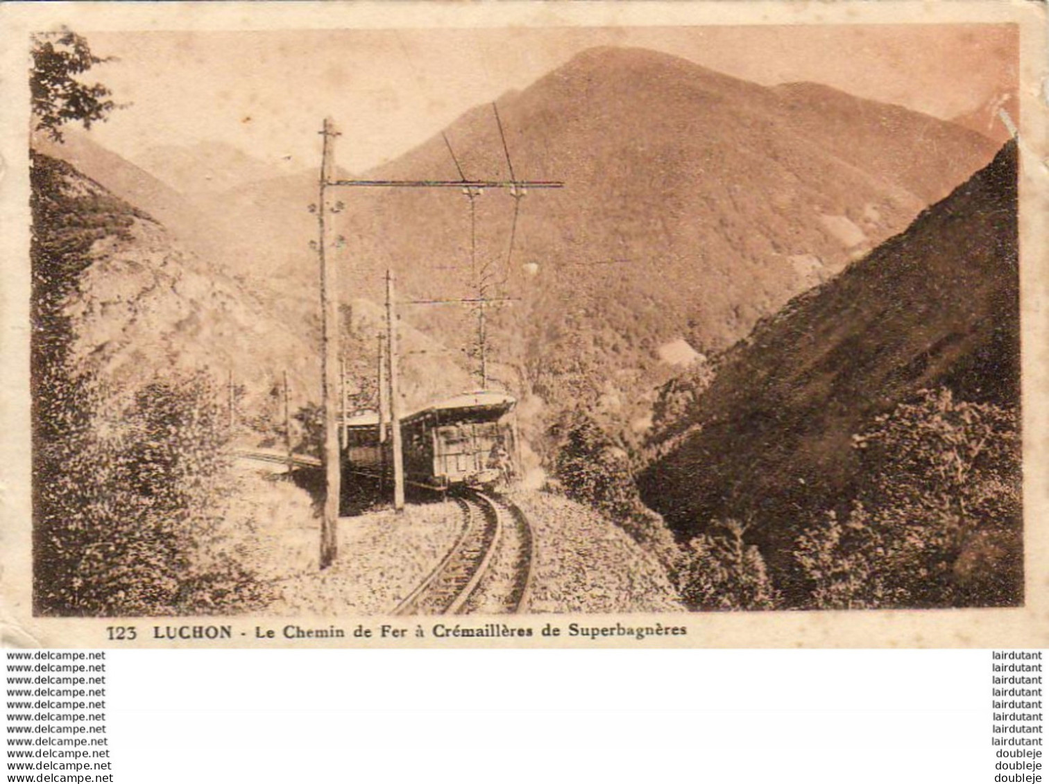 D31  SUPERBAGNERES  Le Chemin De Fer à Crémaillères De Superbagnères  ..... ( Ref FF1065 ) - Superbagneres