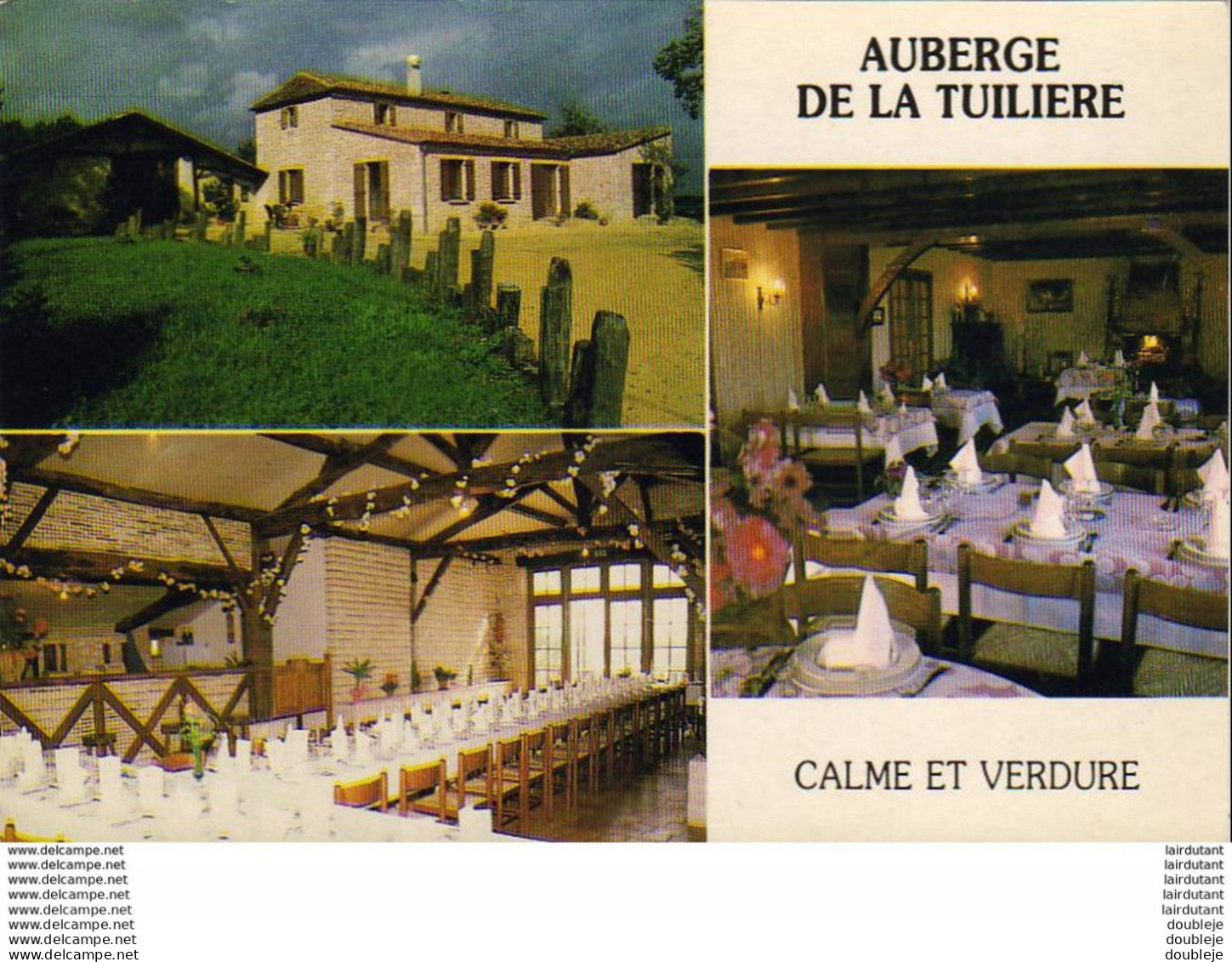 D24  FONROQUE D'EYMET  Auberge De La Tuilière - Carte Multivue - Autres & Non Classés
