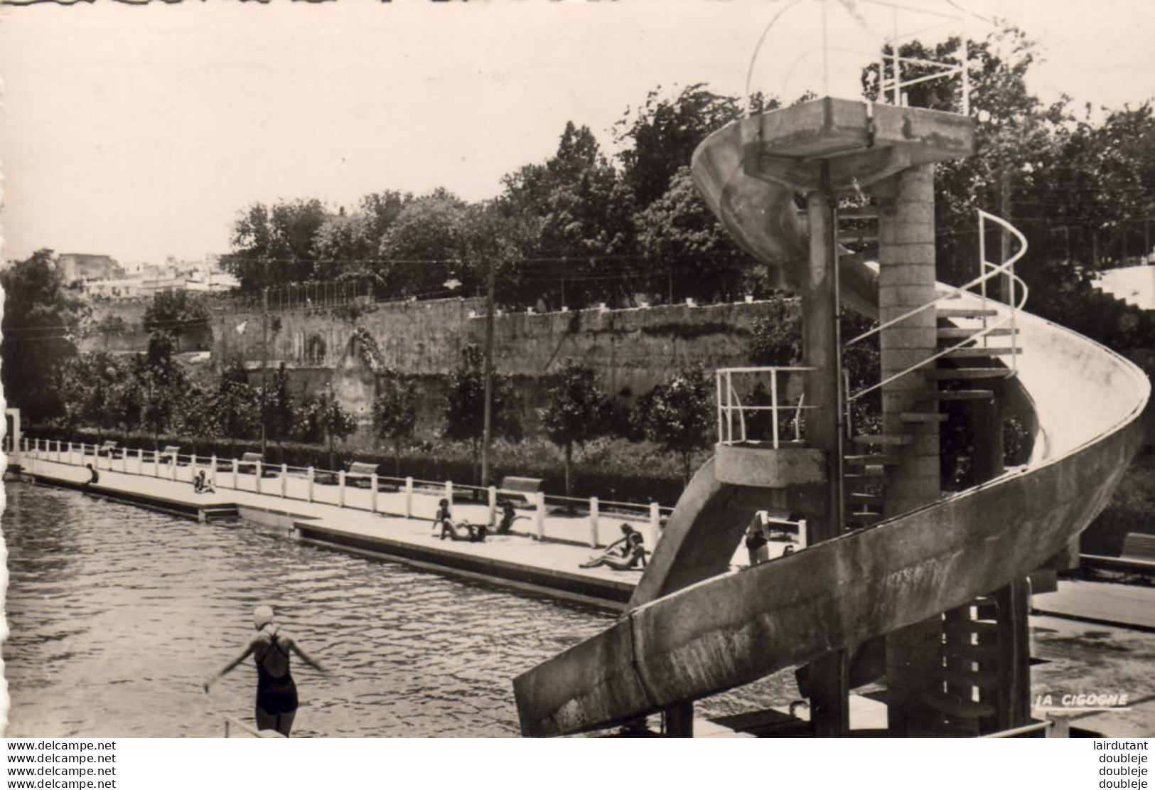 MAROC  MEKNES  La Piscine  Le Toboggan - Meknes