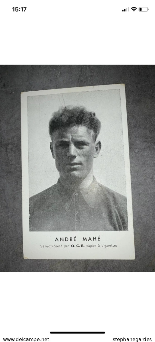 Carte Postale André Mahe Cyclisme Collection OCB Année 50 - Cycling