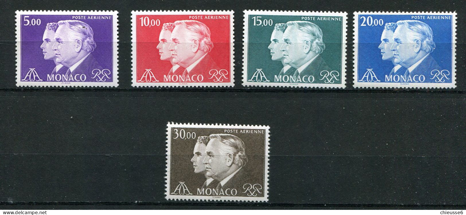 Monaco ** Poste Aérienne  PA 100 à 103 - 104 - Série Courante - Airmail