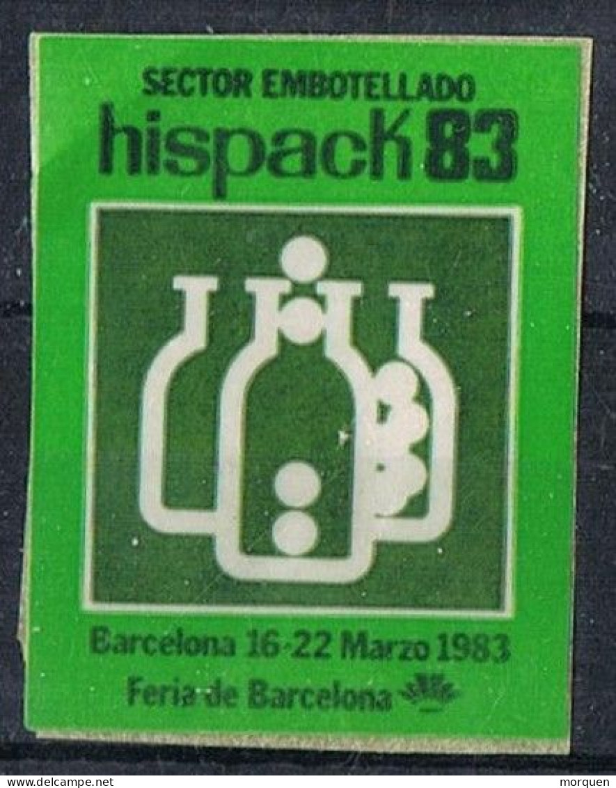 Viñeta BARCELONA 1983. Sector Embotellado HISPACK 83, Label, Cinderella ** - Variétés & Curiosités