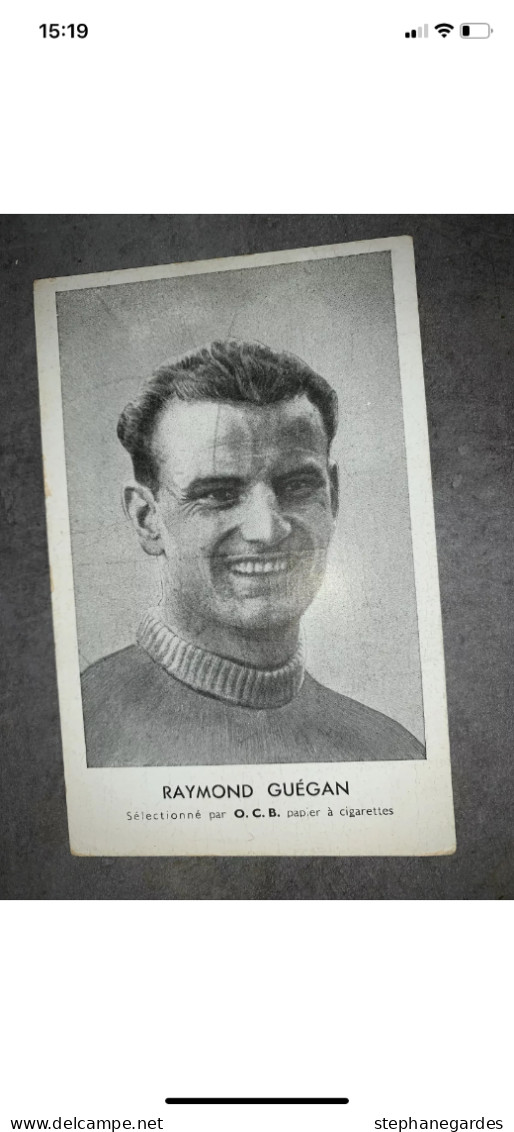 Carte Postale Raymond Guegan Cyclisme Collection OCB Année 50 - Cyclisme