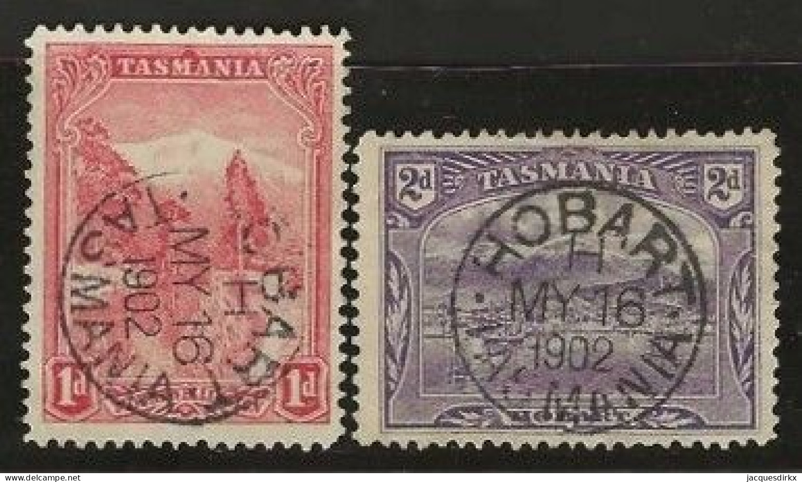 Tasmania       .   SG    .  238/239    .   O      .     Cancelled - Used Stamps