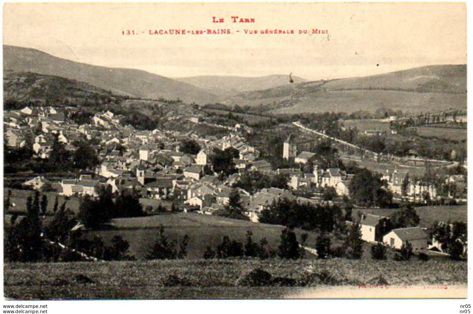 81- LACAUNE Les BAINS   ( Tarn )  - Vue Generale Du Midi - Autres & Non Classés