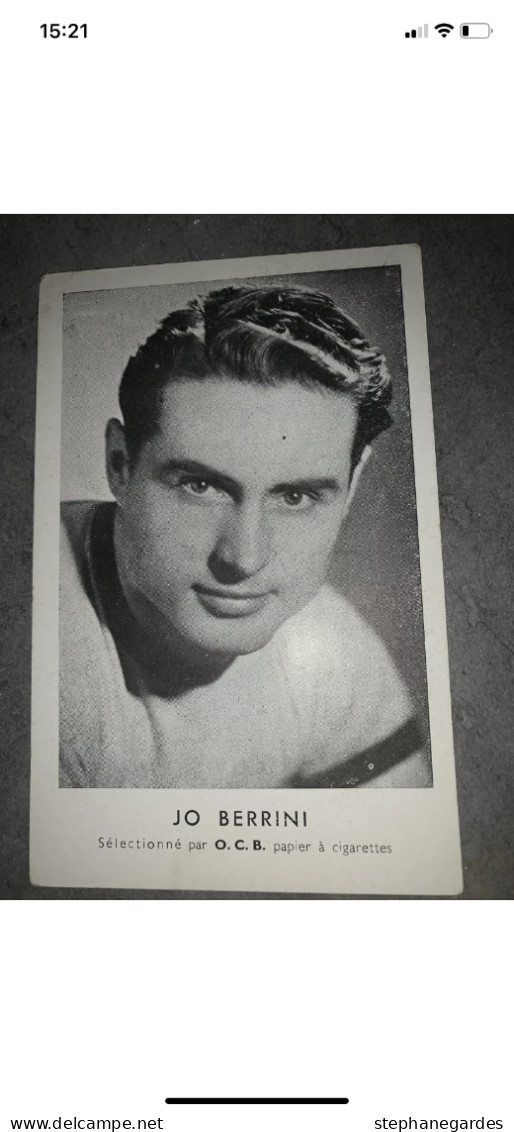 Carte Postale Jo Berrini Cyclisme Collection OCB Année 50 - Cyclisme