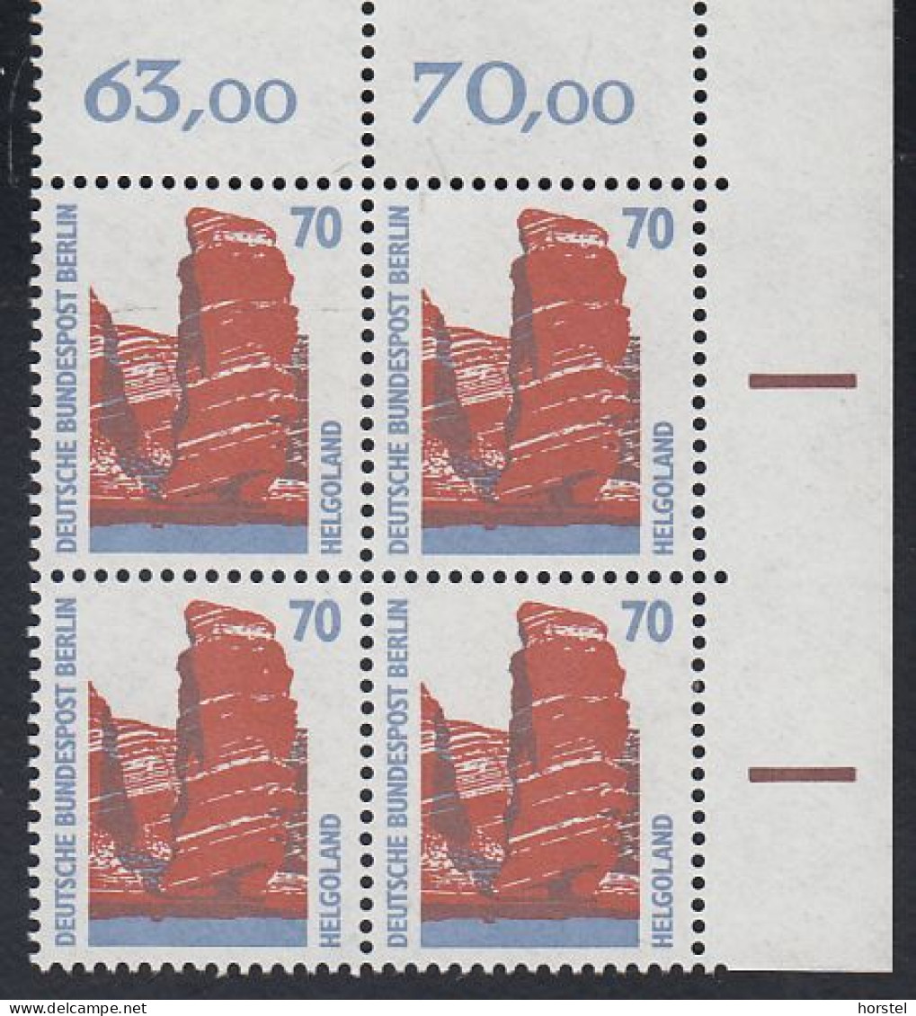 Berlin Mi.Nr.874/874 - Helgoland 4x ( Eckstück ) - Unused Stamps