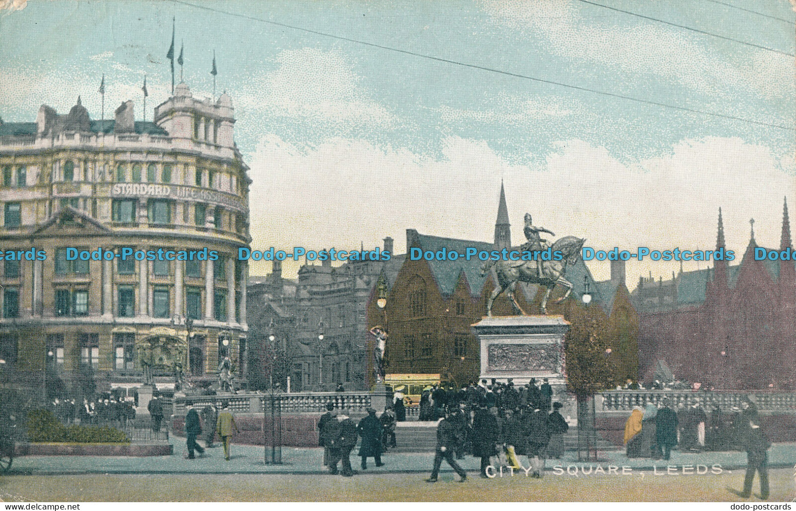 R002799 City Square. Leeds. The National. 1907 - Monde